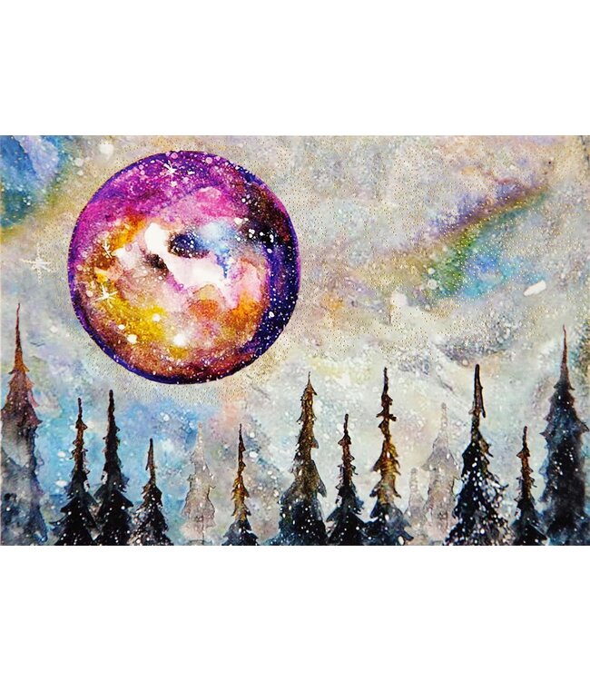 Peter Pauper Press Note Card Mystic Moon
