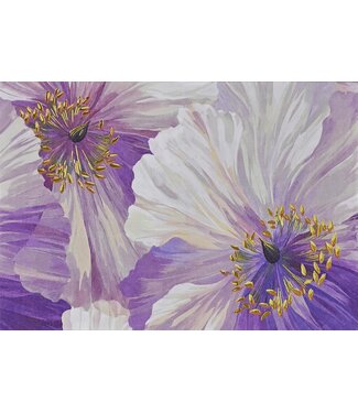 Peter Pauper Press Note Card Poppies In Bloom