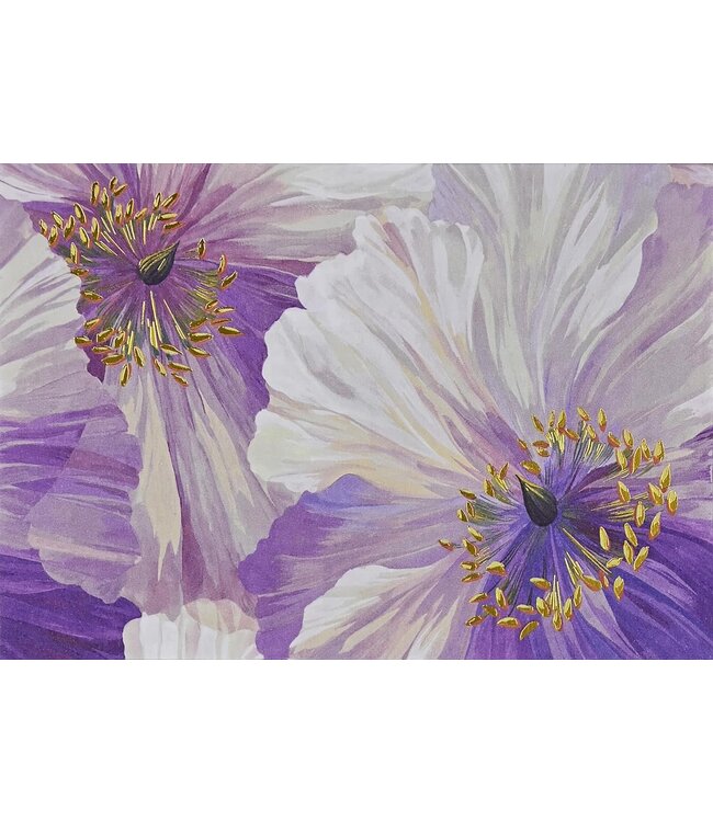 Peter Pauper Press Note Card Poppies In Bloom