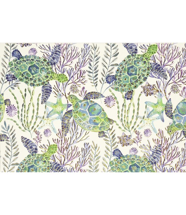 Peter Pauper Press Note Card Sea Turtles
