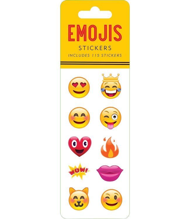 Peter Pauper Press Sticker Set Emojis