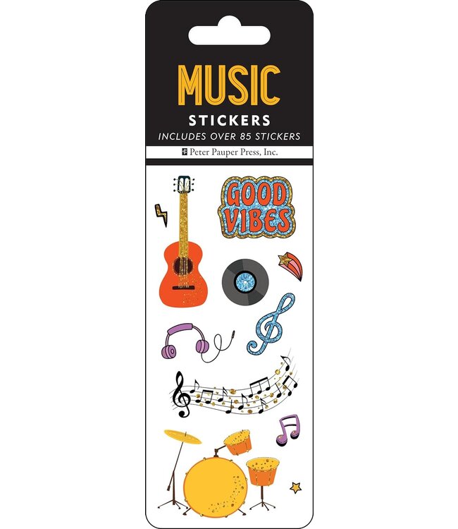 Peter Pauper Press Sticker Set Music
