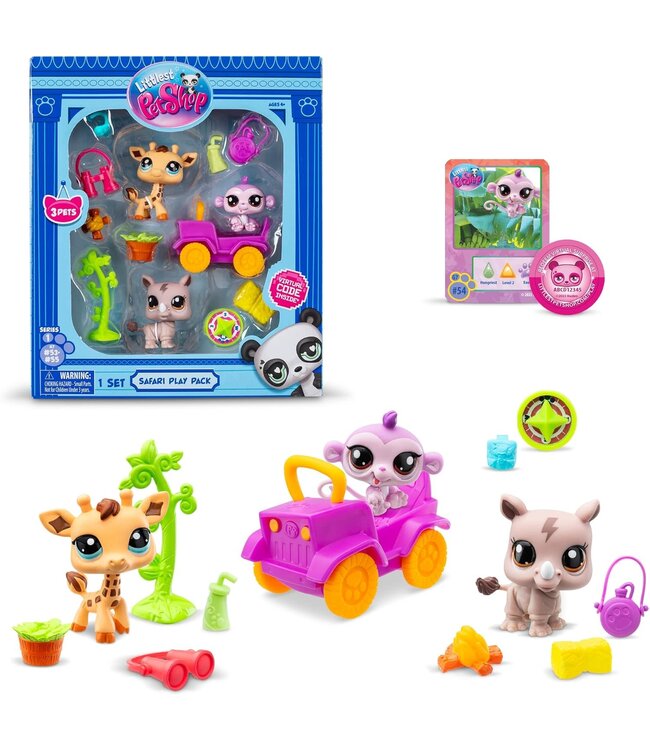 Schylling Littlest Pet Shop Safari Play Pack