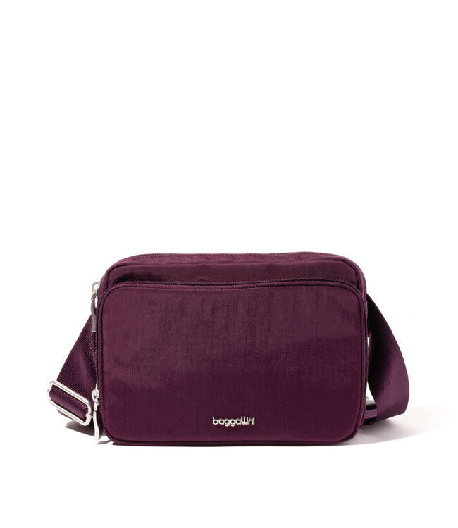 Baggallini Modern Belt Bag Sling Mulberry