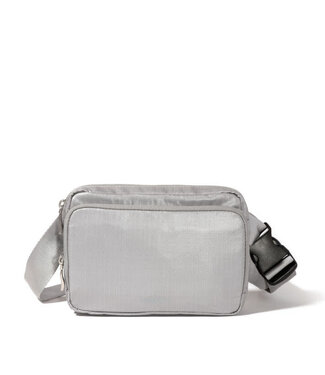 Baggallini Modern Belt Bag Sling Sterling Shimmer