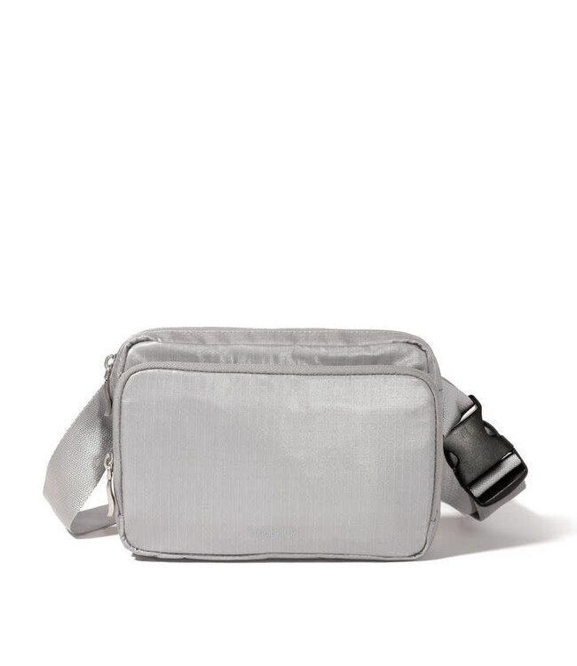Baggallini Modern Belt Bag Sling Sterling Shimmer