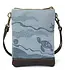 Chala Handbags Double Pocket Xbody Turtle indigo