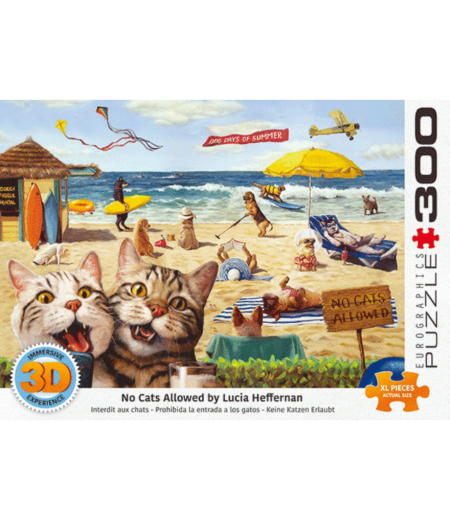 Eurographics Inc. 3D No Cats Allowed by Heff.