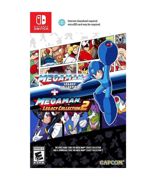 Switch Megaman Legacy Collection And Megaman Legacy Collection 2 Switch
