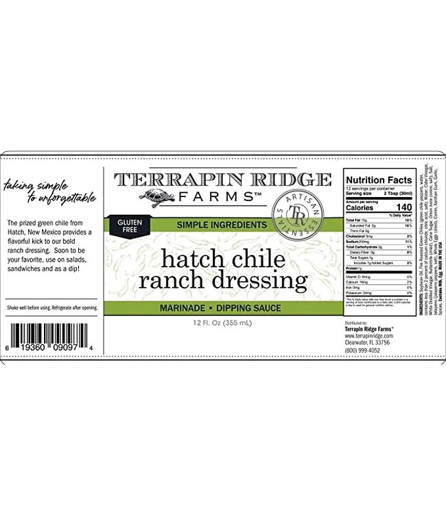 Hatch Chile Ranch Dressing 12 FL Oz