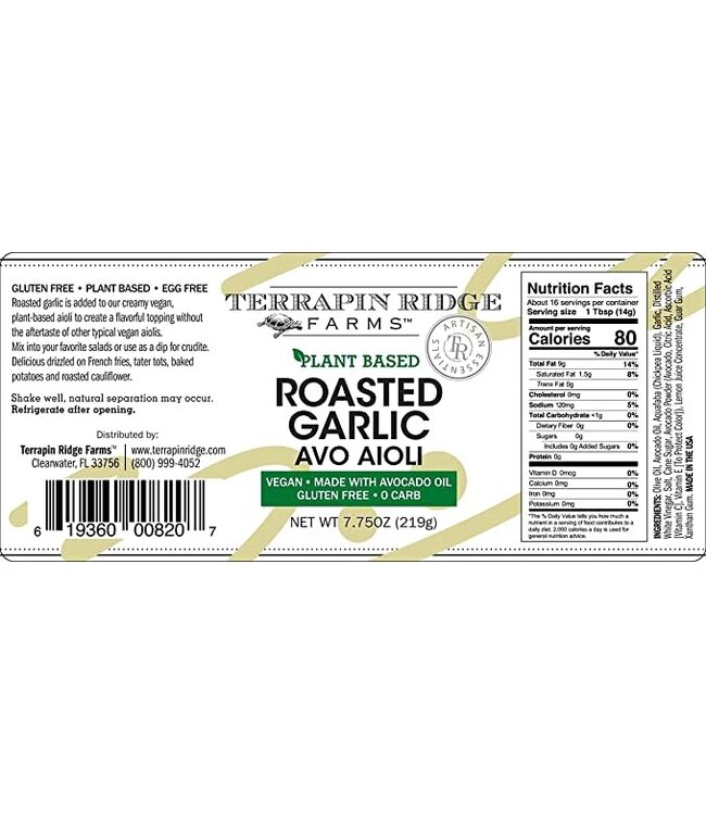 Roasted Garlic Avo Aioli Squeeze