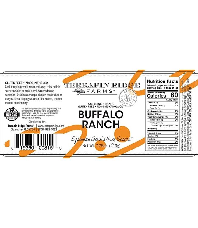 Buffalo Ranch Garnishing Squeeze 7.75oz