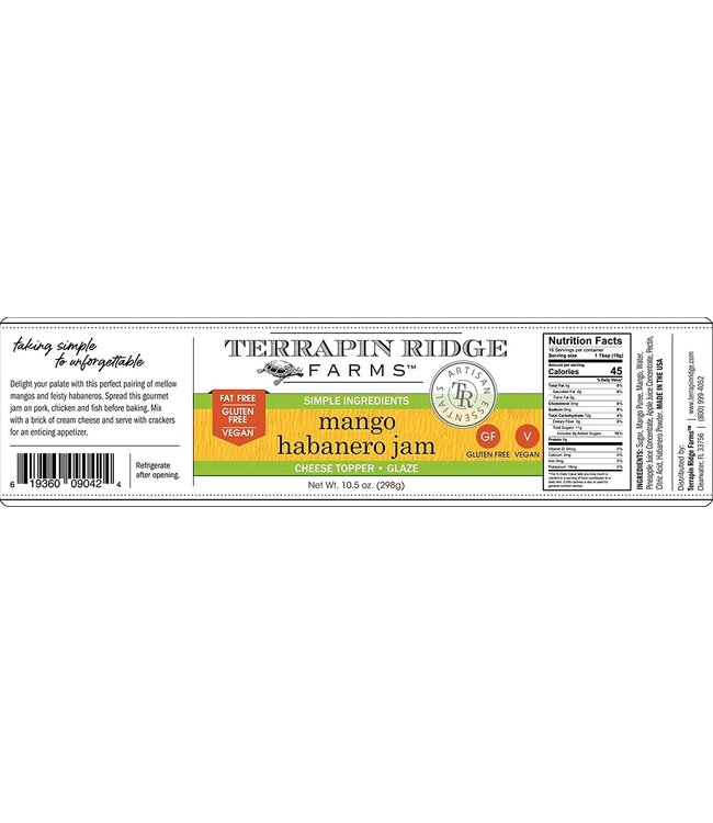Mango Habanero Jam 10.5oz
