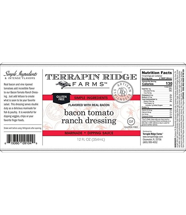 Bacon Tomato Ranch Dressing
