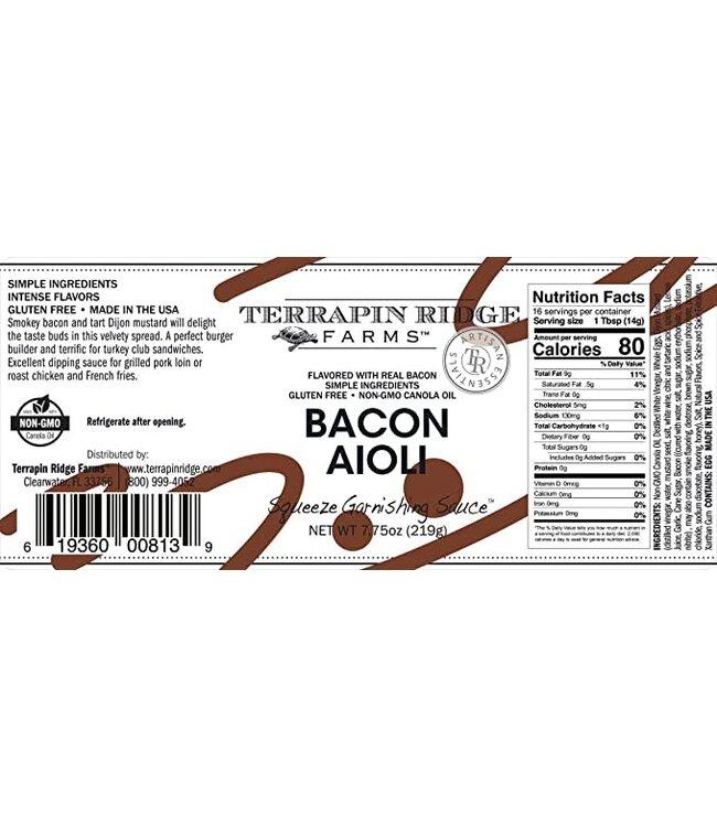 Bacon Aioli Squeeze 7.75oz