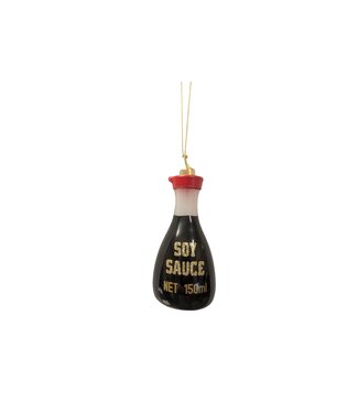Silver Tree Glass soy sauce ornament 5 in  6