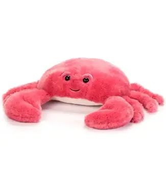 The Petting Zoo 12 Inch Fuzzlez Crab Red
