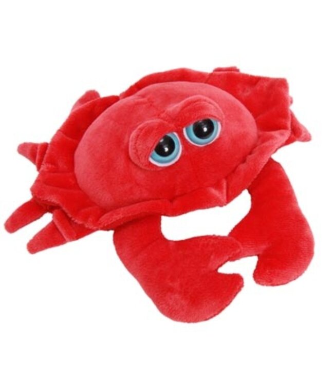 The Petting Zoo 9 Inch Bright Eye Crab Red