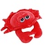 The Petting Zoo 9 Inch Bright Eye Crab Red