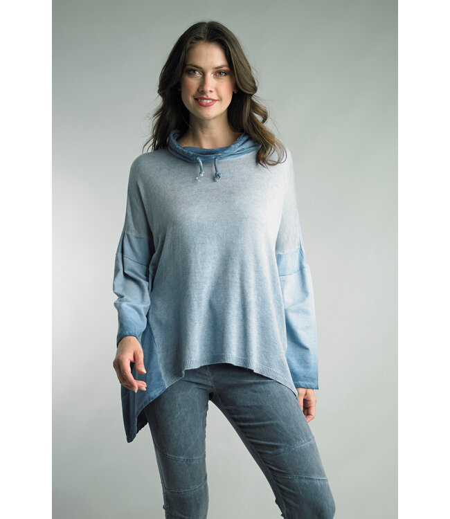 Tempo Paris Knit Front Combo Tunic 2766N