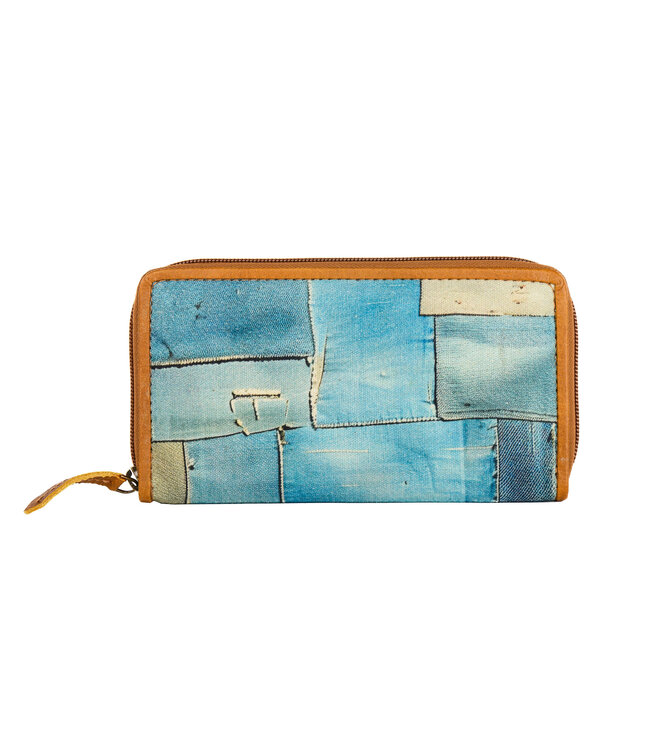 Cottn Curls Indigo Clutch