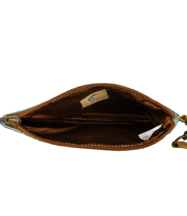 Cottn Curls Indigo Wristlet