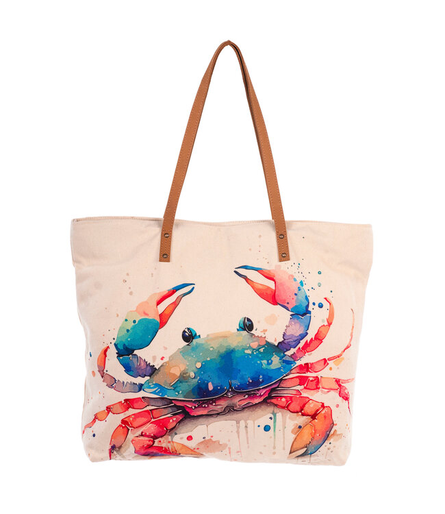 Cottn Curls Crab Tote