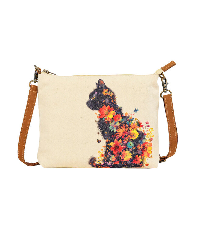 Cottn Curls Floral Feline Sling