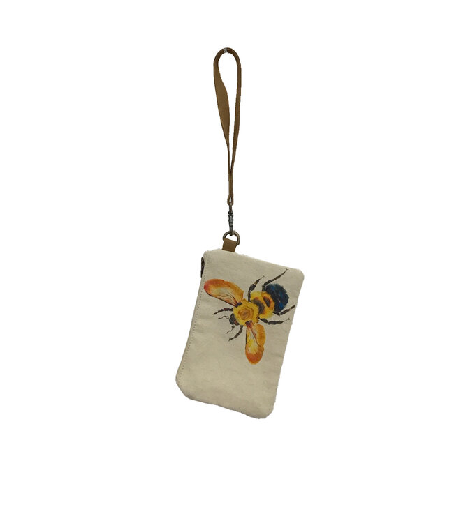 Cottn Curls Bee Wristlet