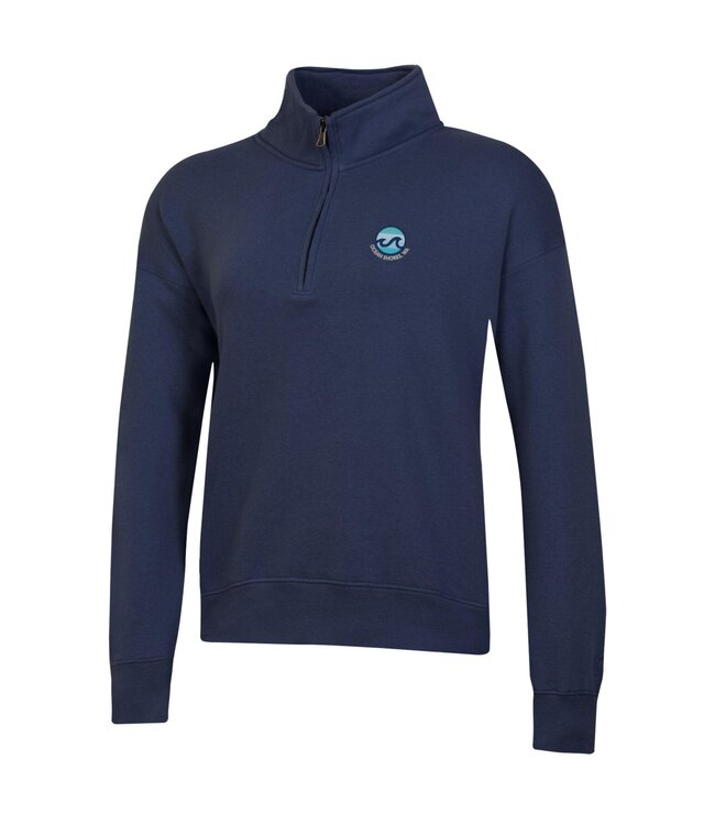 Womens Big Cotton 1-4 Zip