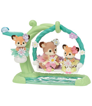 Epoch BL DEER BABIES FLOR SWNG CALICO CRITTERS