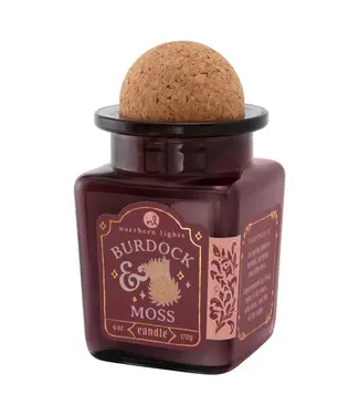 Northern Lights Candles Burdock And Moss Curiosity Candle 6oz
