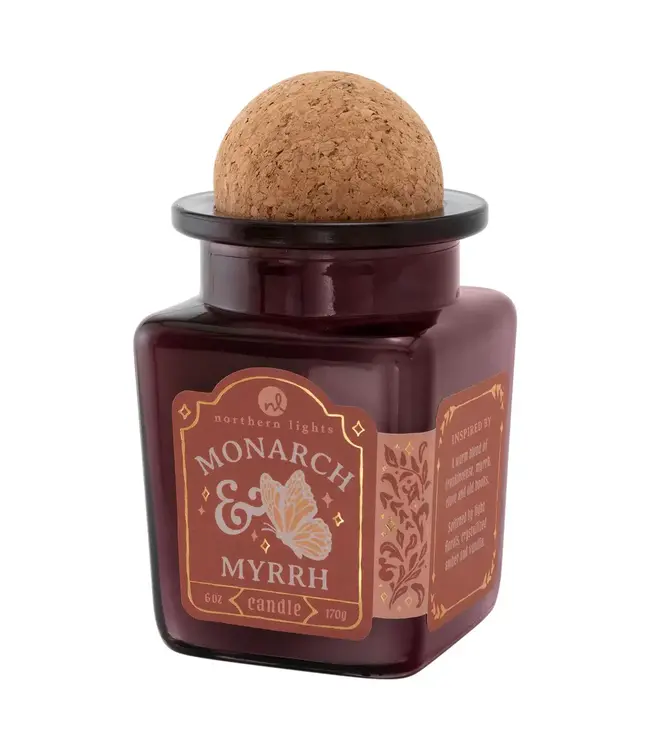 Northern Lights Candles Monarch And Myrrh Curiosity Candle 6oz