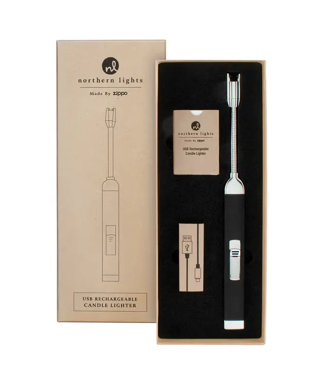 Northern Lights Candles Charcoal Rechargeable Lighter