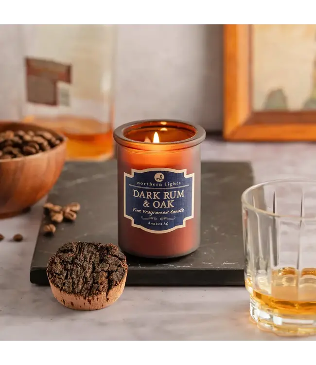 Northern Lights Candles Spirit - Dark Rum & Oak