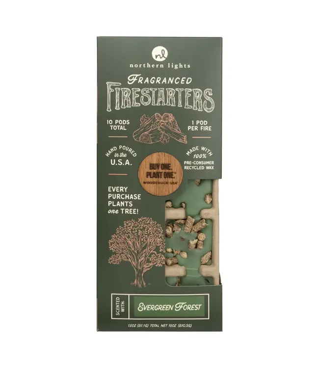 Northern Lights Candles Evergreen Forest Fragrance Fire Starter