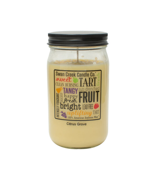 Swan Creek Candle Co Pantry Jar 12 oz Citrus Grove