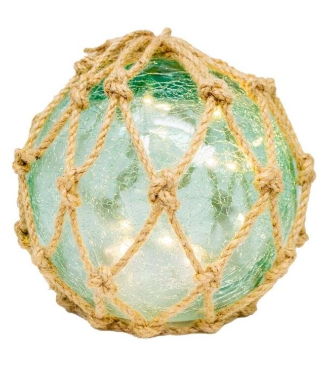 Gift Essentials 6inch Aqua LED Nautical Float Globe