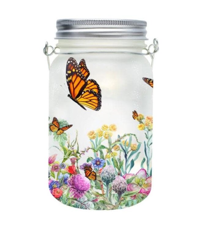 Gift Essentials Fields of Monarchs Mason Jar