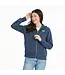 Life Is Good Good Vibes Fleece Zip Hoodie Dusty Blue
