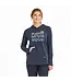 Life Is Good Womens Crusher Flex H Groovy Hello Sun Ink Blue