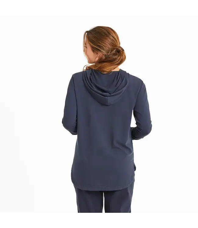 Life Is Good Womens Crusher Flex H Groovy Hello Sun Ink Blue