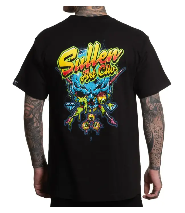 Sullen SLIME BADGE SHORT SLEEVE TEE BLACK
