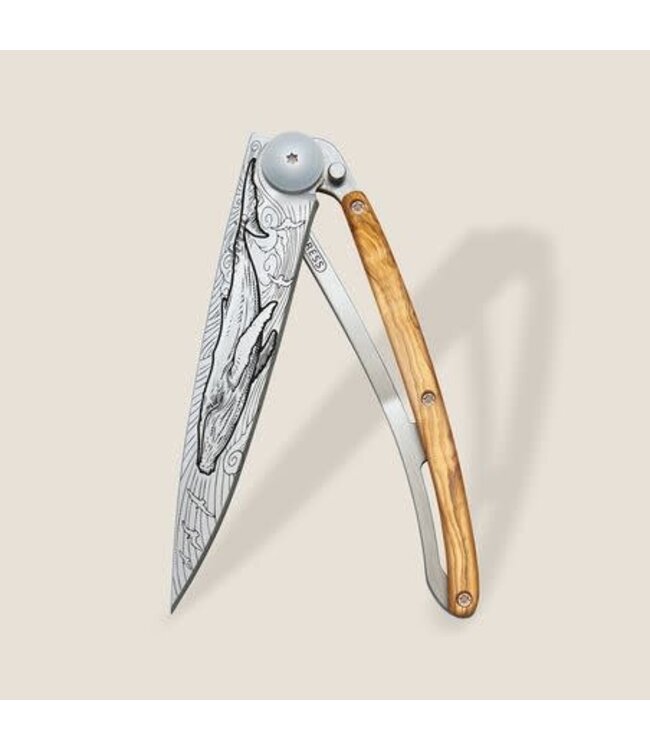Deejo 37g Olive Wood Whale