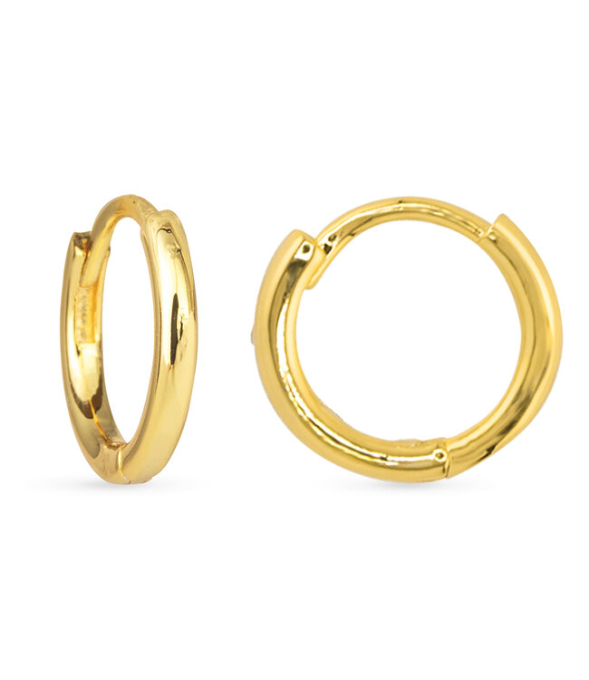 Amanda Blu Add A Charm  Hoop Earring - Gold
