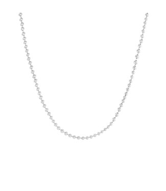 Amanda Blu Add A Charm Beaded Chain Necklace - Silver