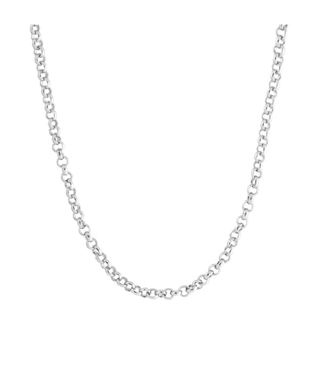 Amanda Blu Add A Charm Cable Chain Necklace - Silver