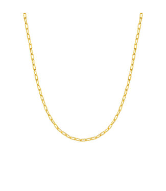 Amanda Blu Add A Charm Paperclip Chain Necklace - Gold
