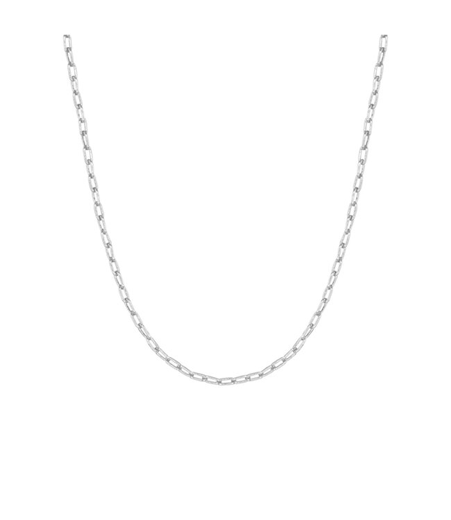 Amanda Blu Add A Charm Paperclip Chain Necklace - Silver