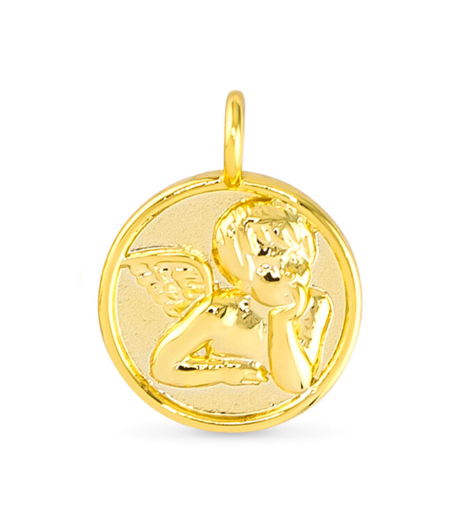 Amanda Blu Angel Pendant Charm - Gold